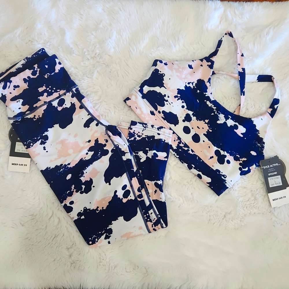 Dyce Active Wear Size Large 2 Piece Set